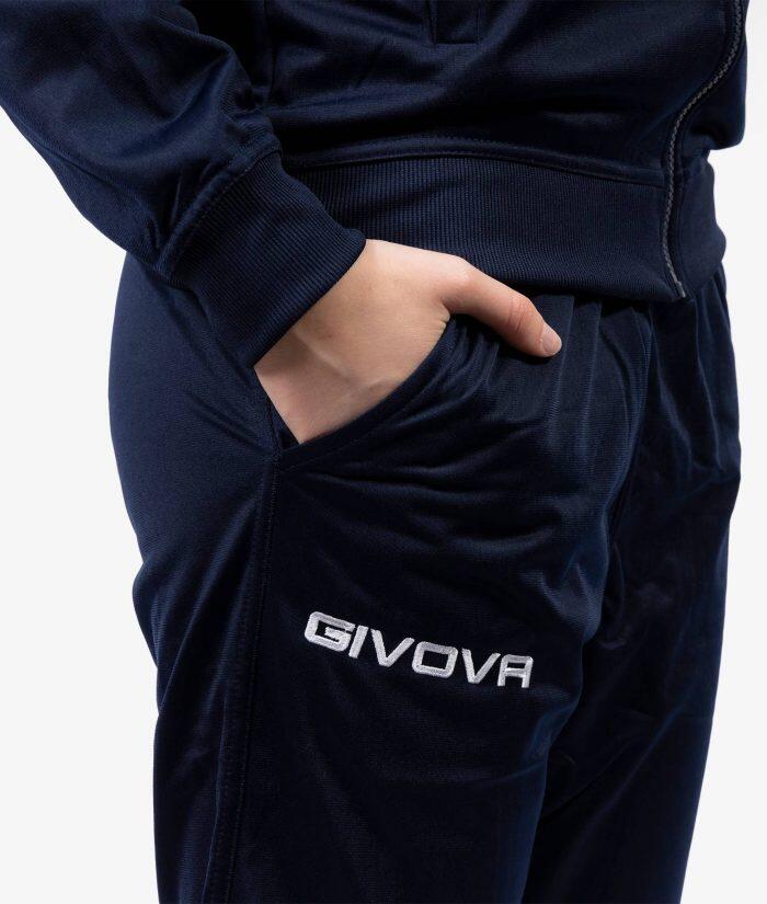 TUTA complete uomo ( acetato-poliestere) givova blu/bianco 4/4
