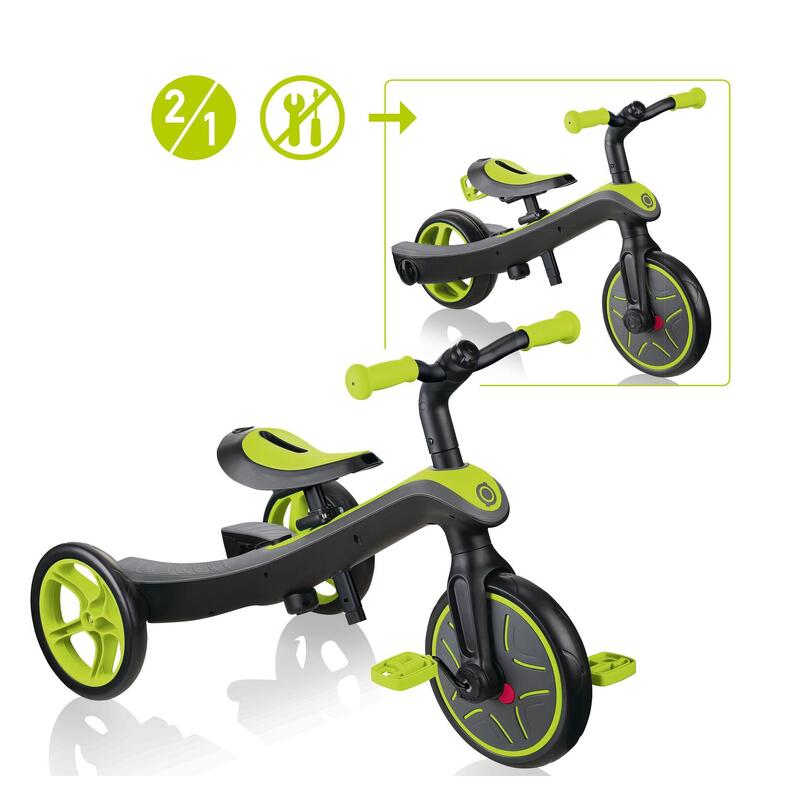 GLOBBER EXPLORER TRIKE 2in1 lime grün