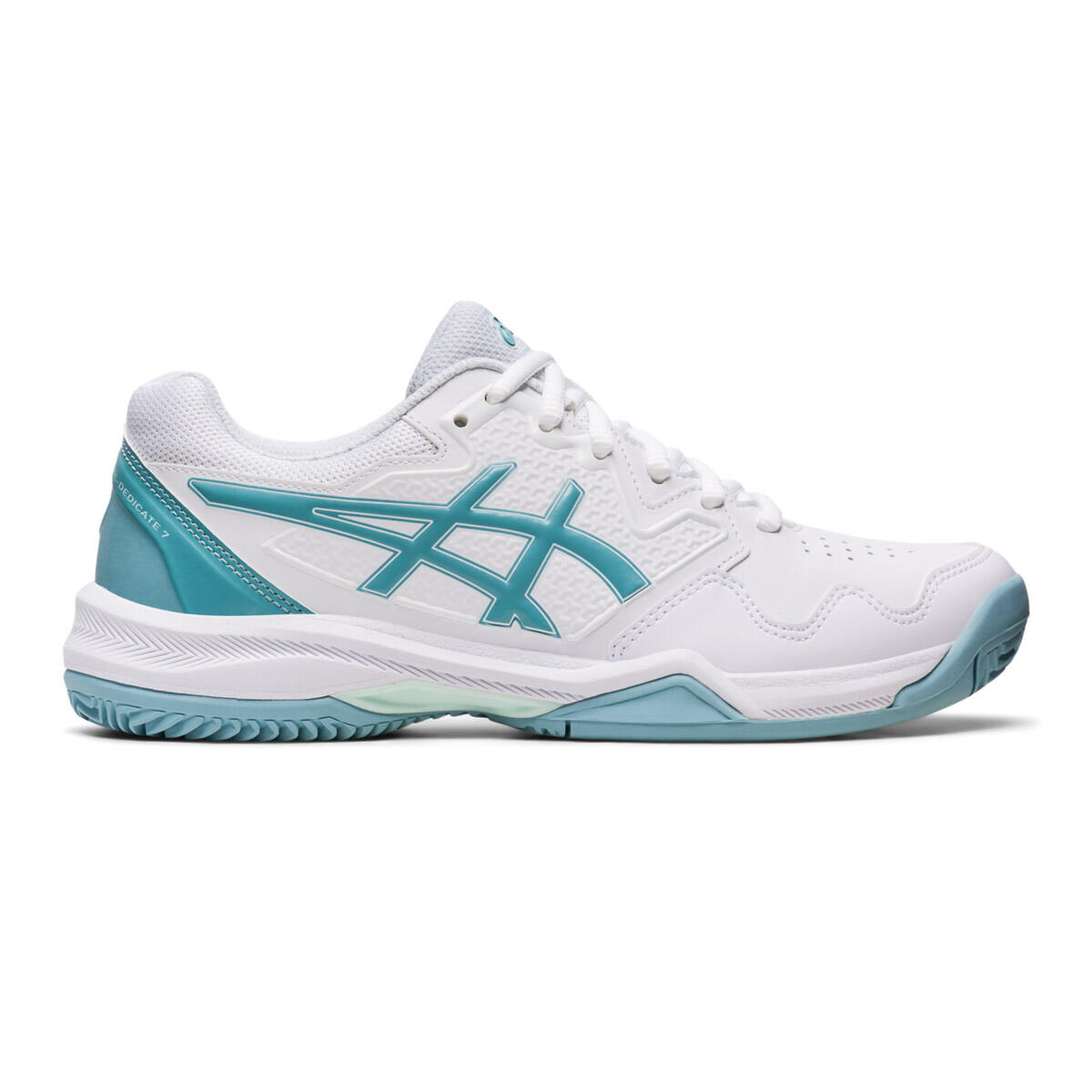 Women's Shoes Asics Gel-dedicate 7 Clay 1042a168 103 White And Blue