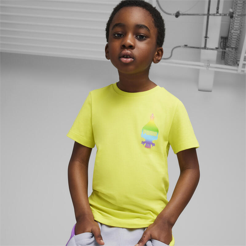 PUMA x TROLLS T-shirt voor kinderen PUMA Lime Sheen Green