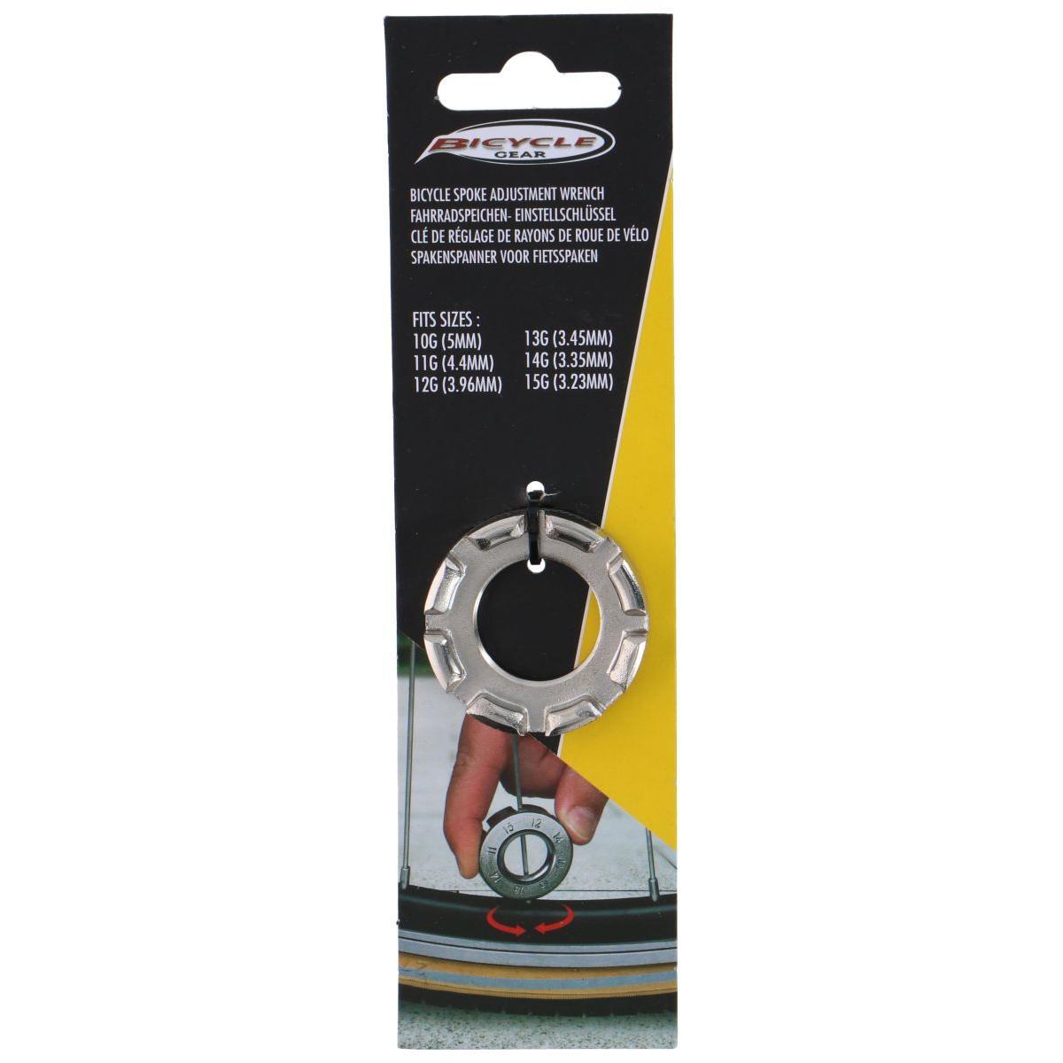Klucz do szprych rowerowych Bicycle Gear 6 rozmiarów 3/3