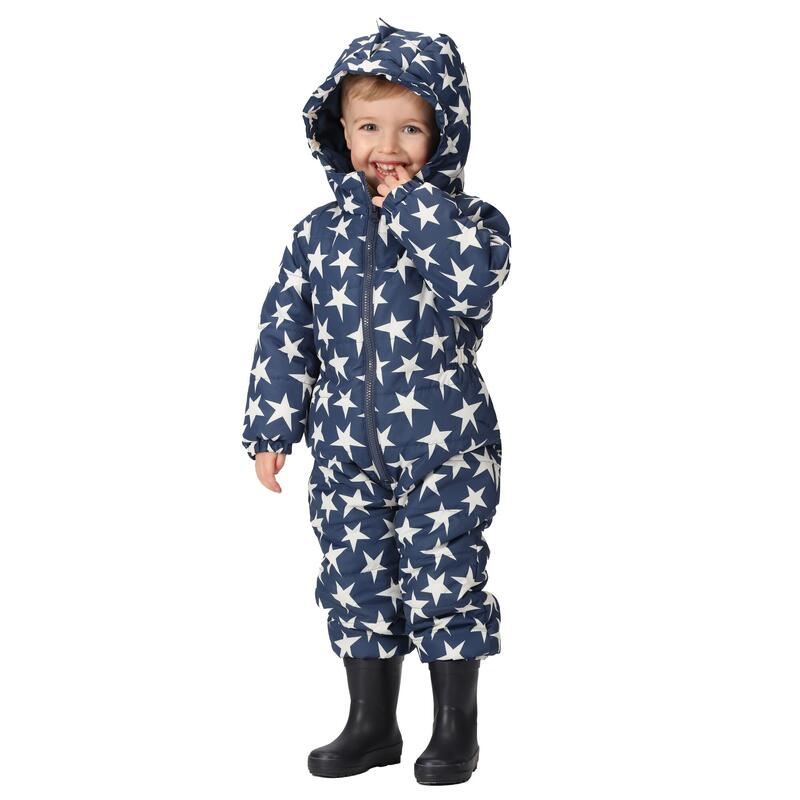 Baby Penrose Sterren Puddle Suit (Admiraal Blauw)