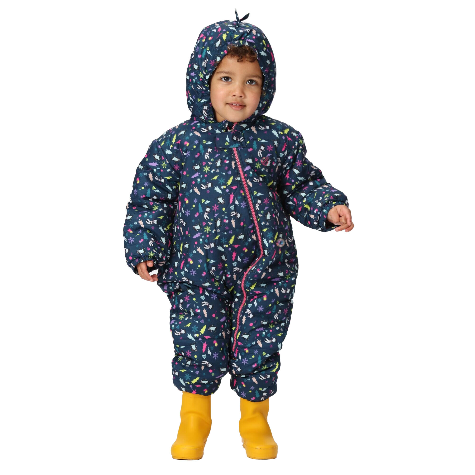 Baby Bambino II Ditsy Print Waterproof Snowsuit (Snowflake) 4/5