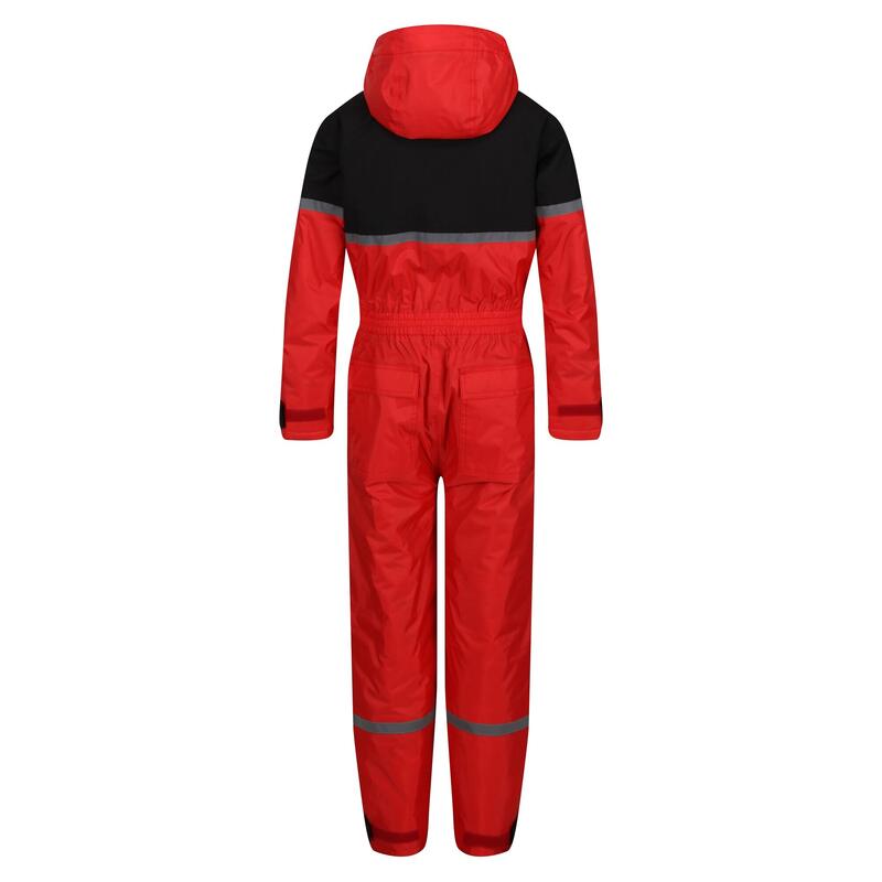 "Rancher" Jumpsuit für Kinder Rot/Schwarz