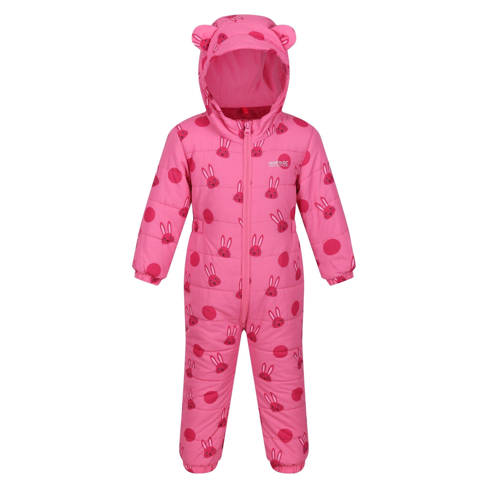 REGATTA Childrens/Kids Penrose Rabbit Puddle Suit (Pretty Pink)