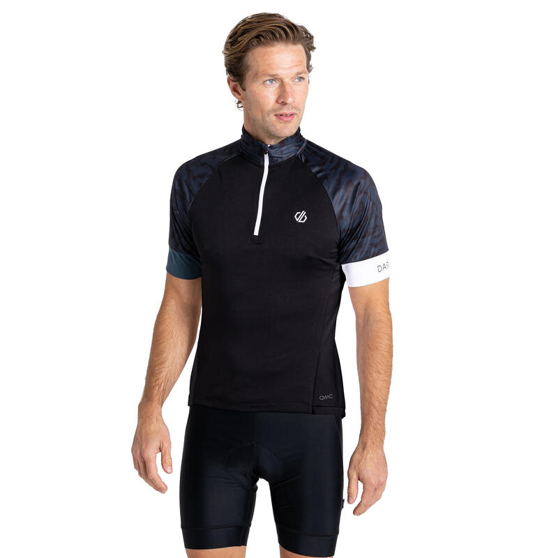 Maillot de cyclisme STAY THE COURSE Homme (Gris bleu / Noir)