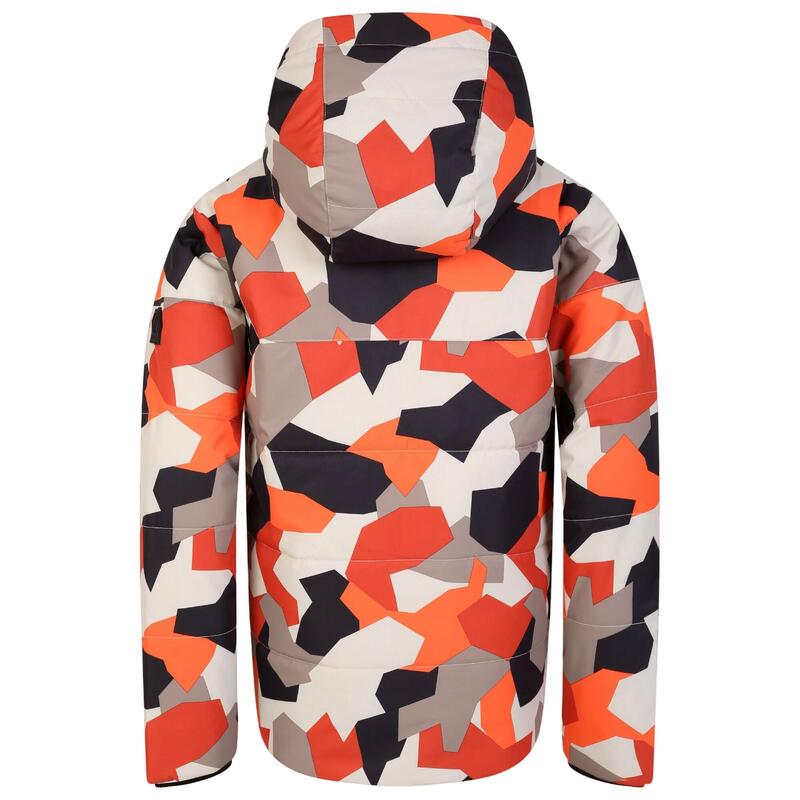 Giacca Da Sci Geo Camo Bambini Dare 2B Liftie Puffini Arancioni