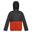 Hywell waterdichte jas in kleurblok voor kinderen/jongeren (Seal grijs/roest