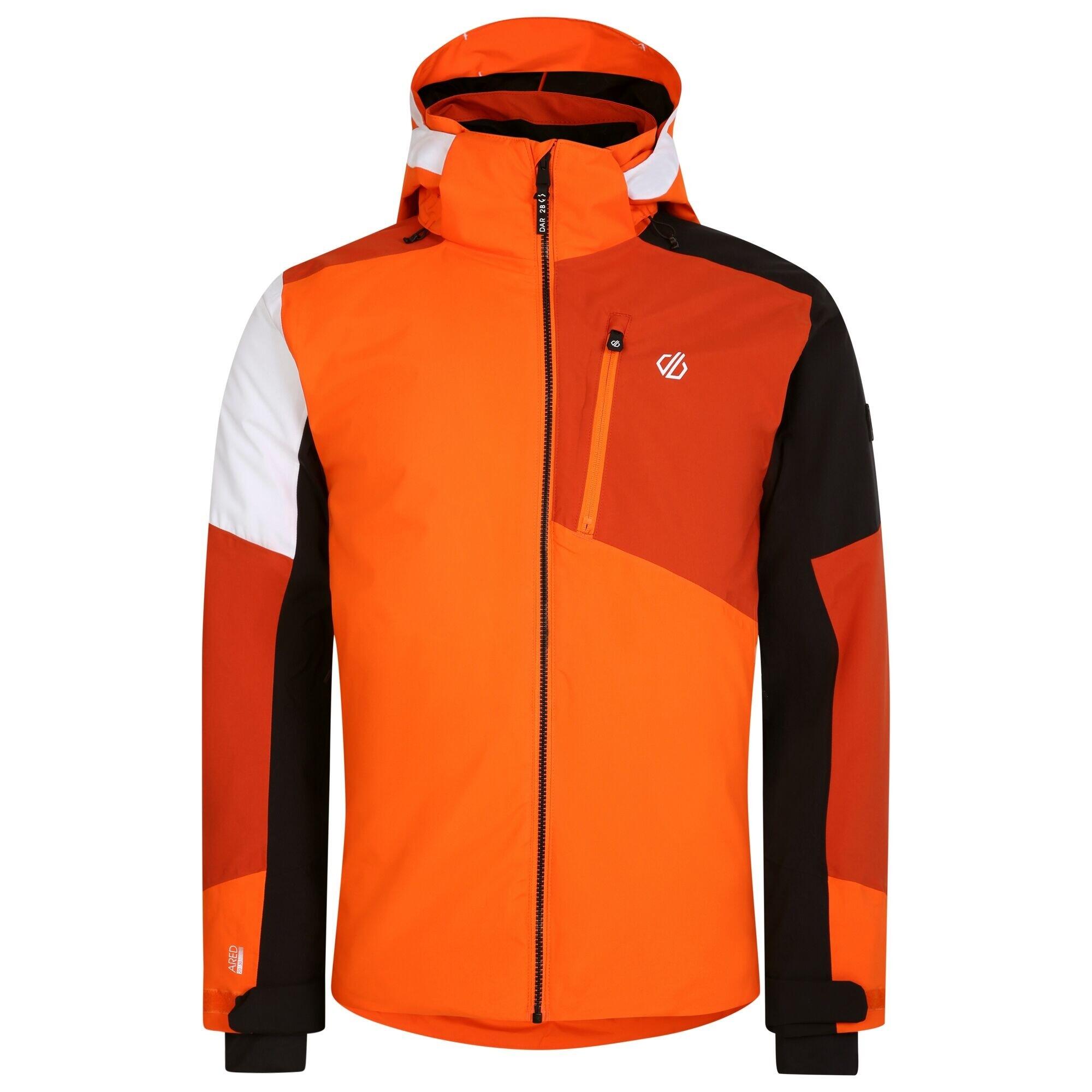 HALFPIPE Men's ski jacket (Bright orange / Black)