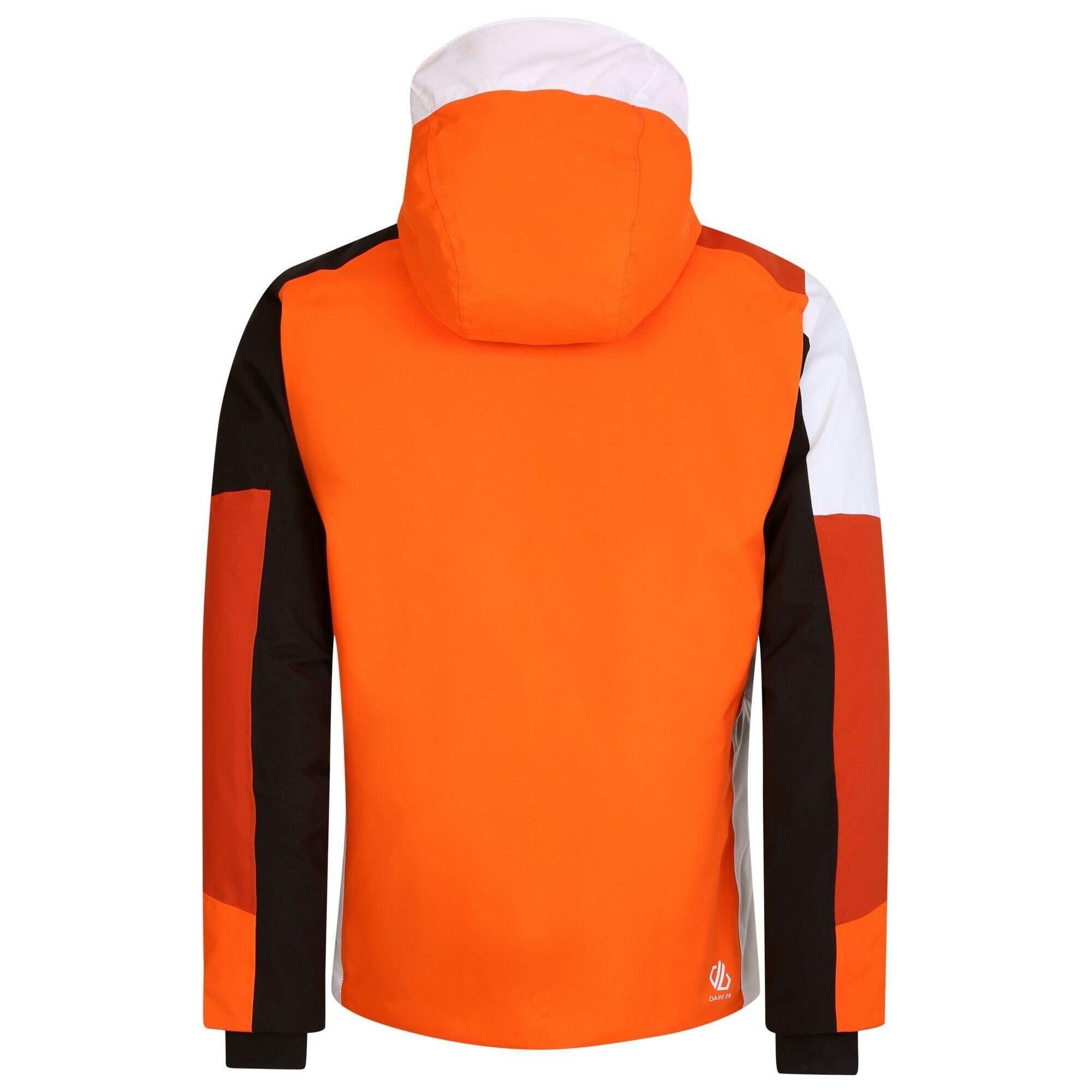 HALFPIPE Men's ski jacket (Bright orange / Black)