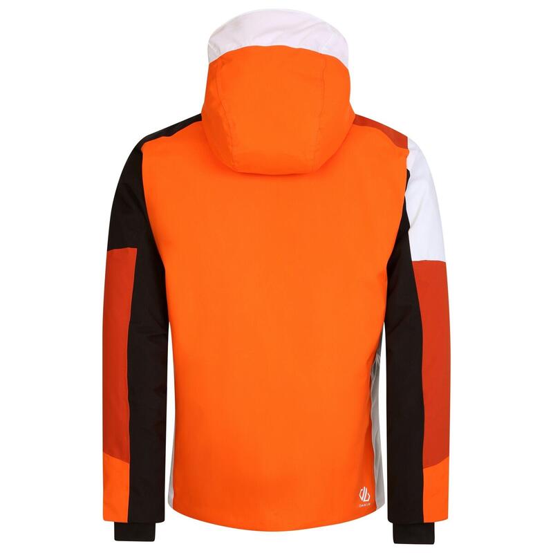 Heren Halfpipe Ski jas (Papegaaiduikers Oranje/Zwart)