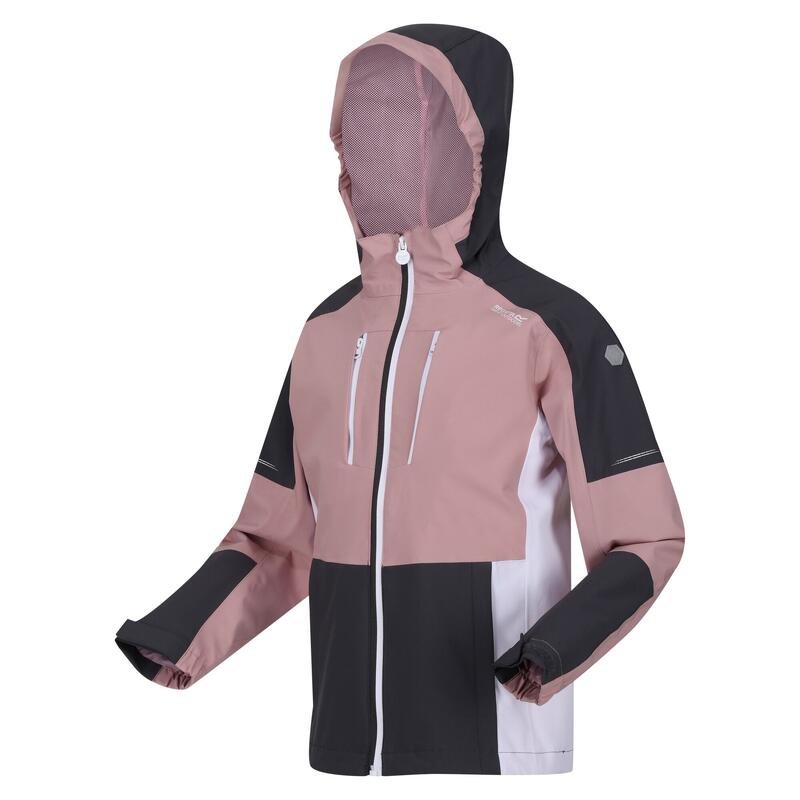 Veste imperméable HIGHTON Enfant (Mauve clair / Gris phoque)