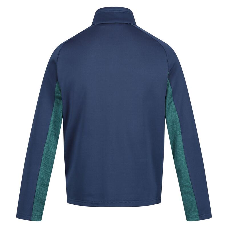 Giacca Soft Shell Uomo Regatta Farson II Blu Ammiraglio Verde Pacifico