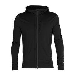Veste de trekking Icebreaker Quantum III LS Zip Hood pour hommes