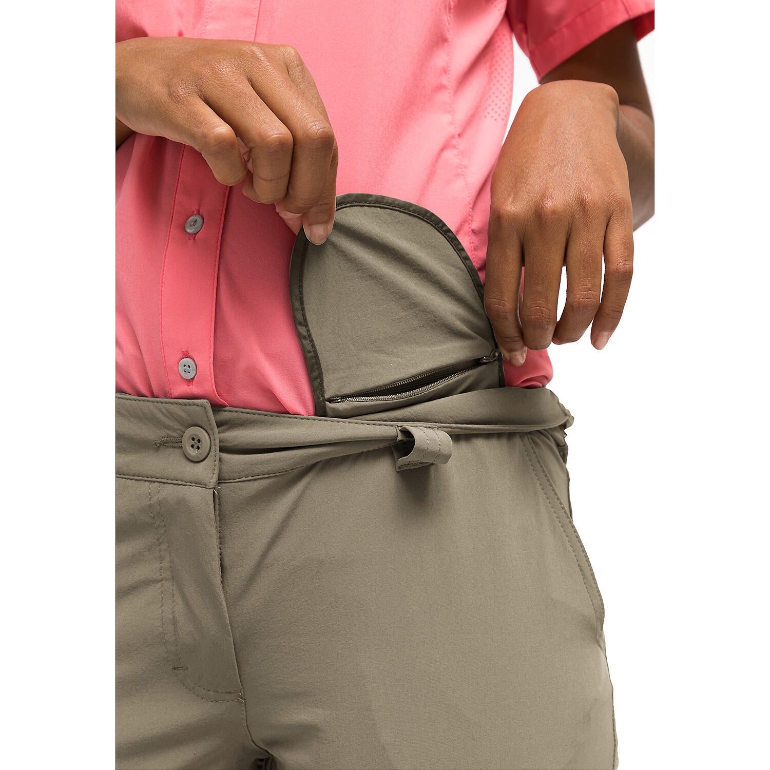 Damen Zip-Hose Inara Slim 6/8