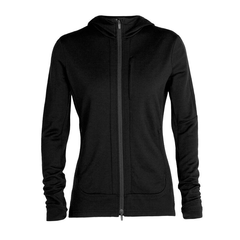 Bluza trekkingowa damska icebreaker Quantum III LS Zip Hood