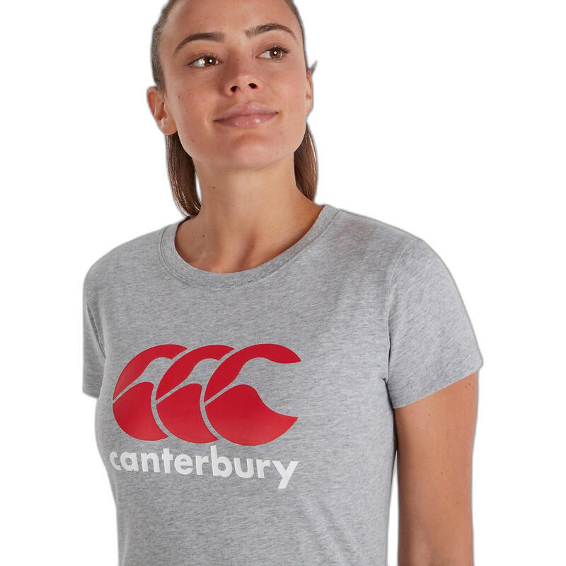 Maglietta con logo femminile Canterbury