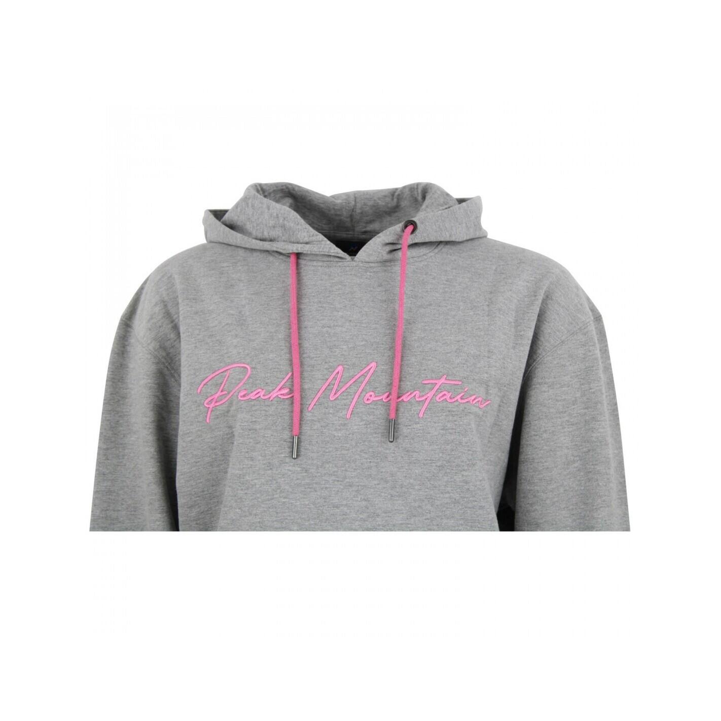 Sweatshirt Baumwolle Frau Peak Mountain French Terry 4/4