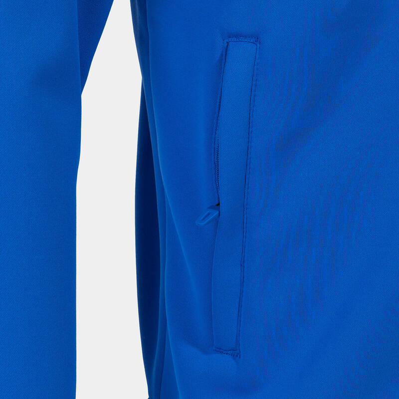 Chaqueta Con Capucha Fútbol Hombre Joma Crew V Royal