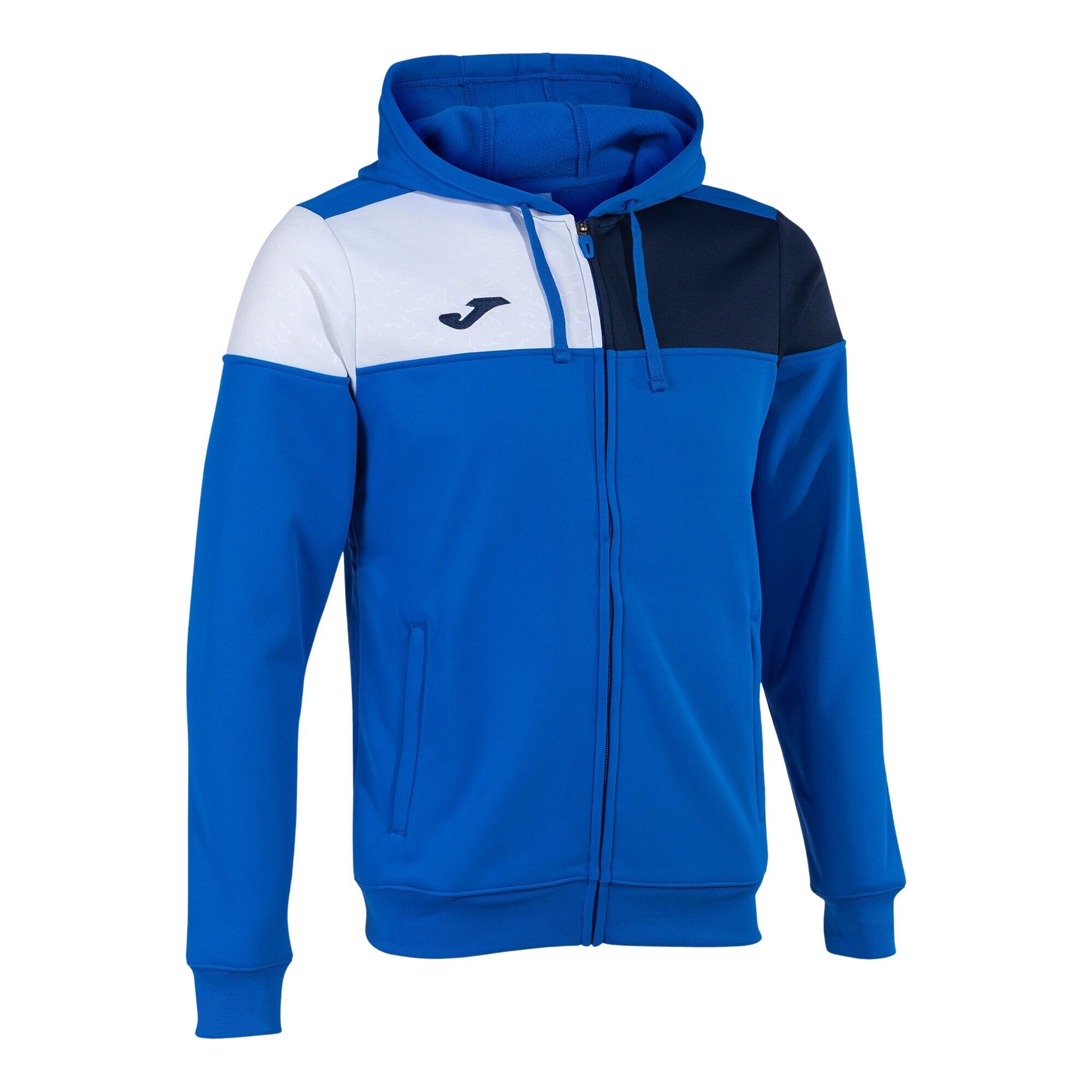 Joma - Veste À Capuche Football Enfants Joma Crew V Bleu Roi - Veste - Blanc|bleu -  8 À 10 Ans - Decathlon