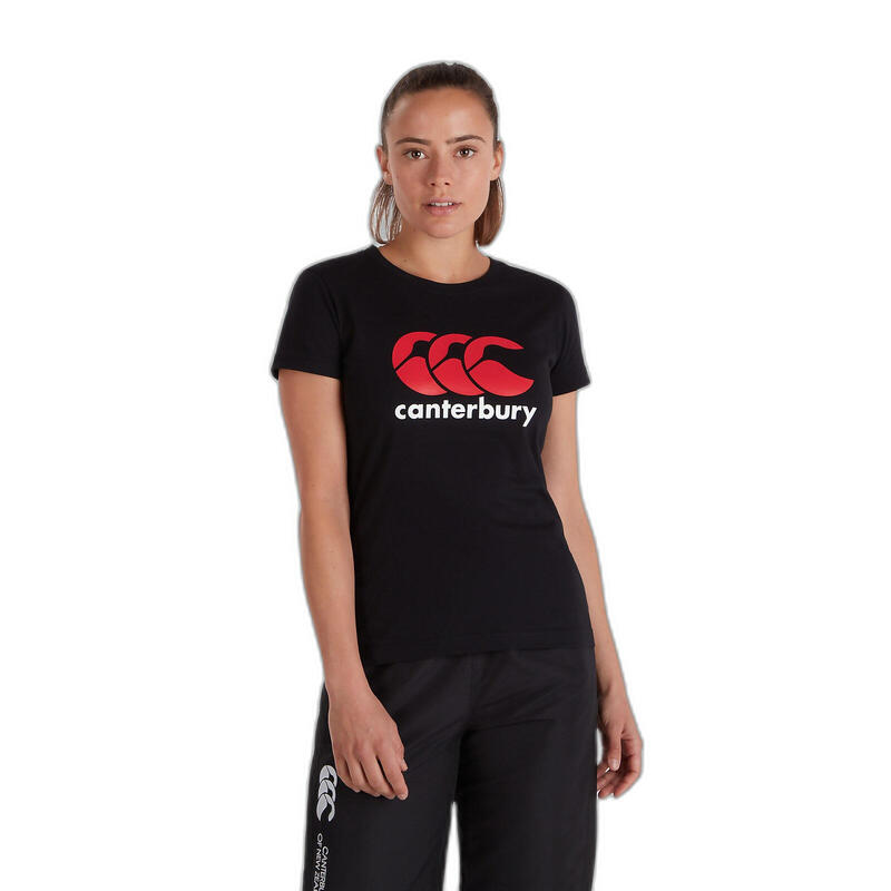T-Shirt mit Logo Frau Canterbury