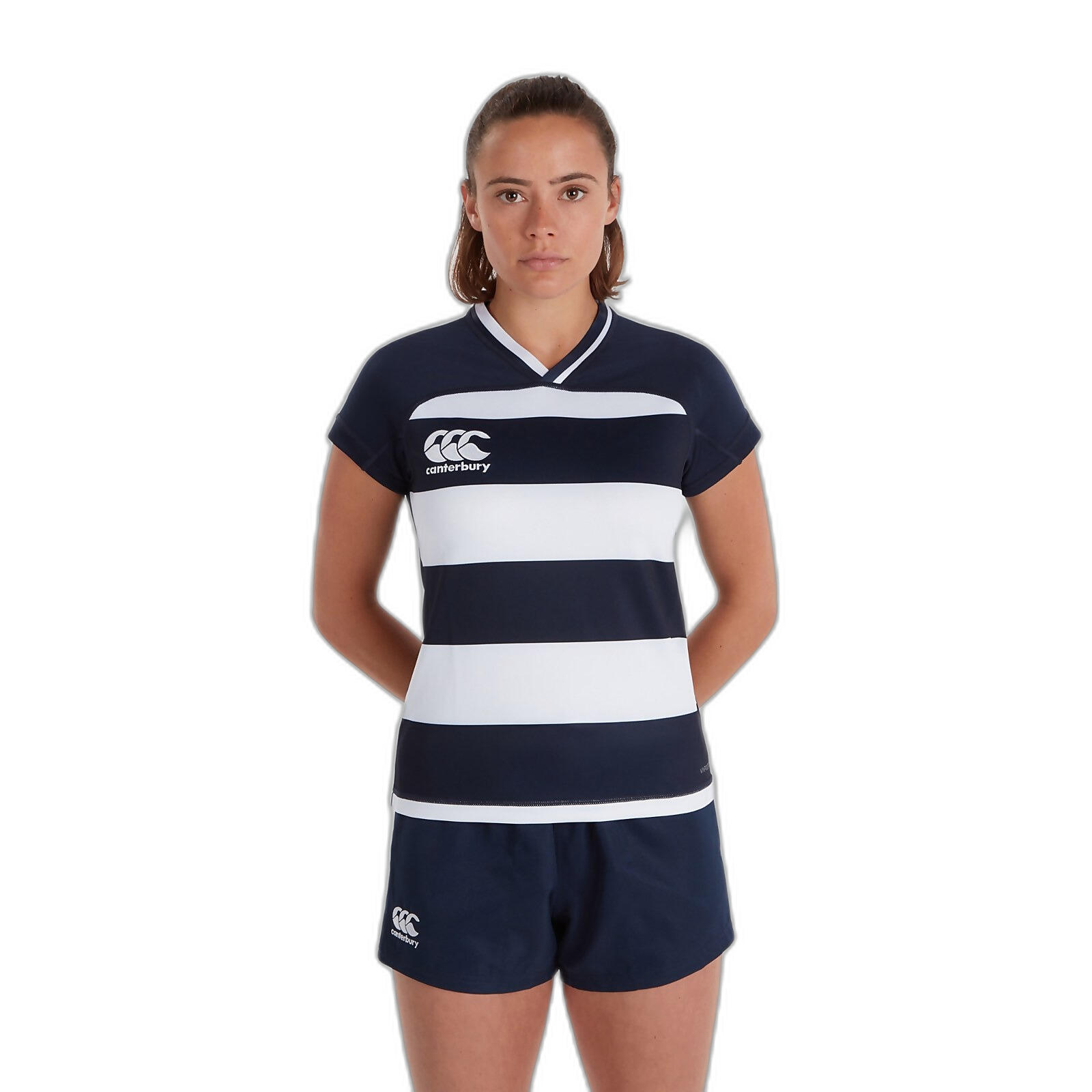 Canterbury Maglia a righe da donna Vapodri Evader