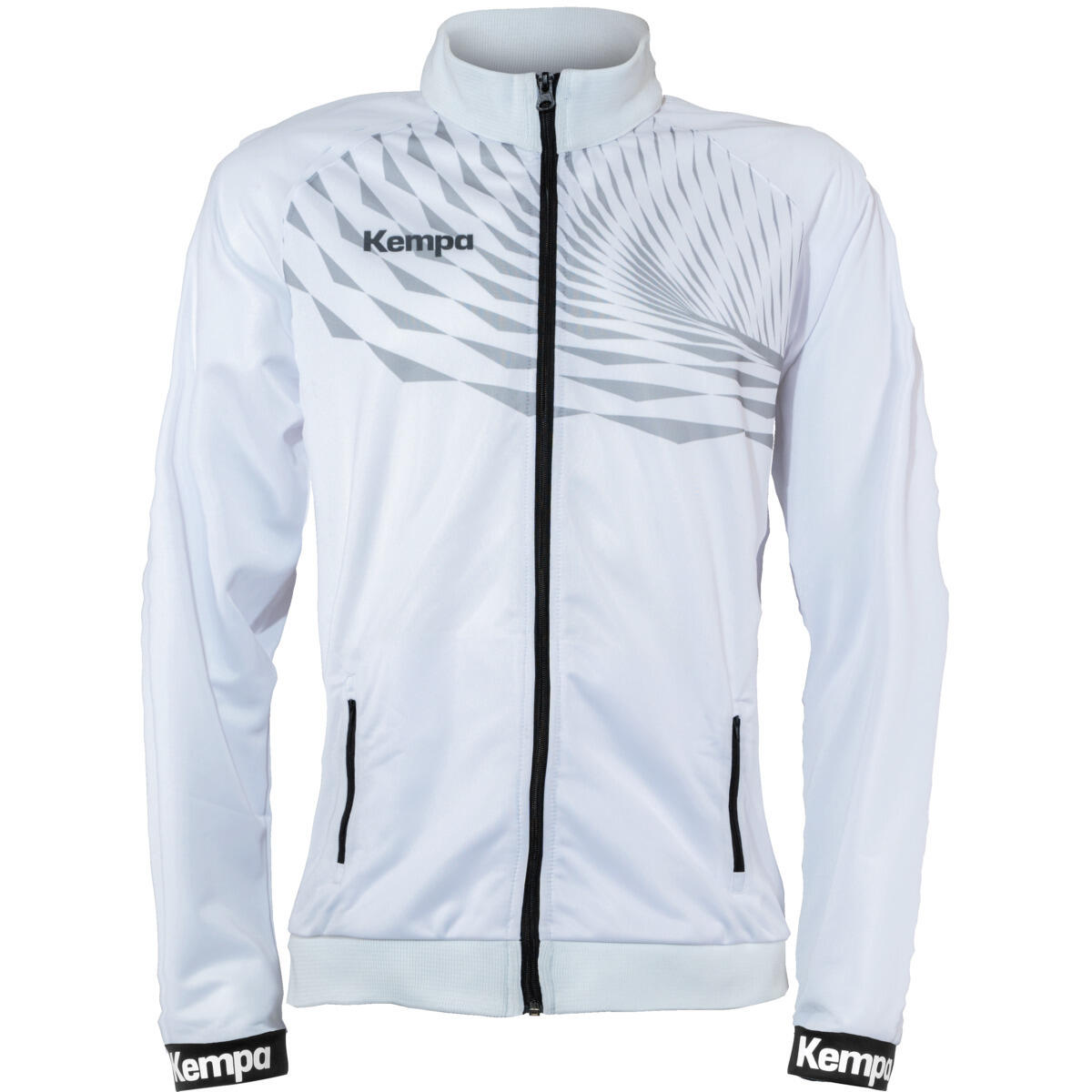 Kempa - Veste De Survêtement Femme Kempa Wave 26 - Veste - Blanc|gris - 48 Xl - Decathlon