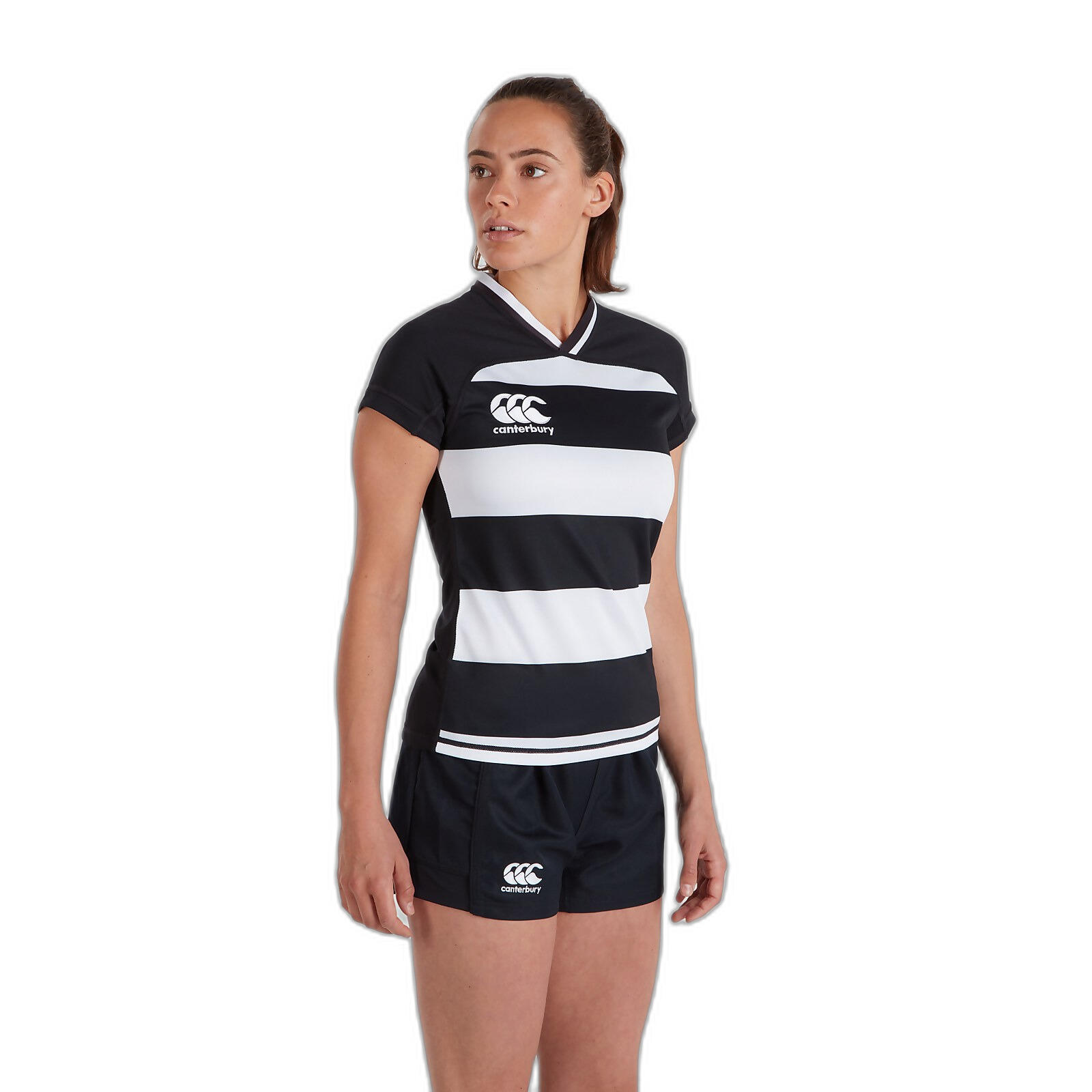 Maglia a righe da donna Canterbury Vapodri Evader 4/5