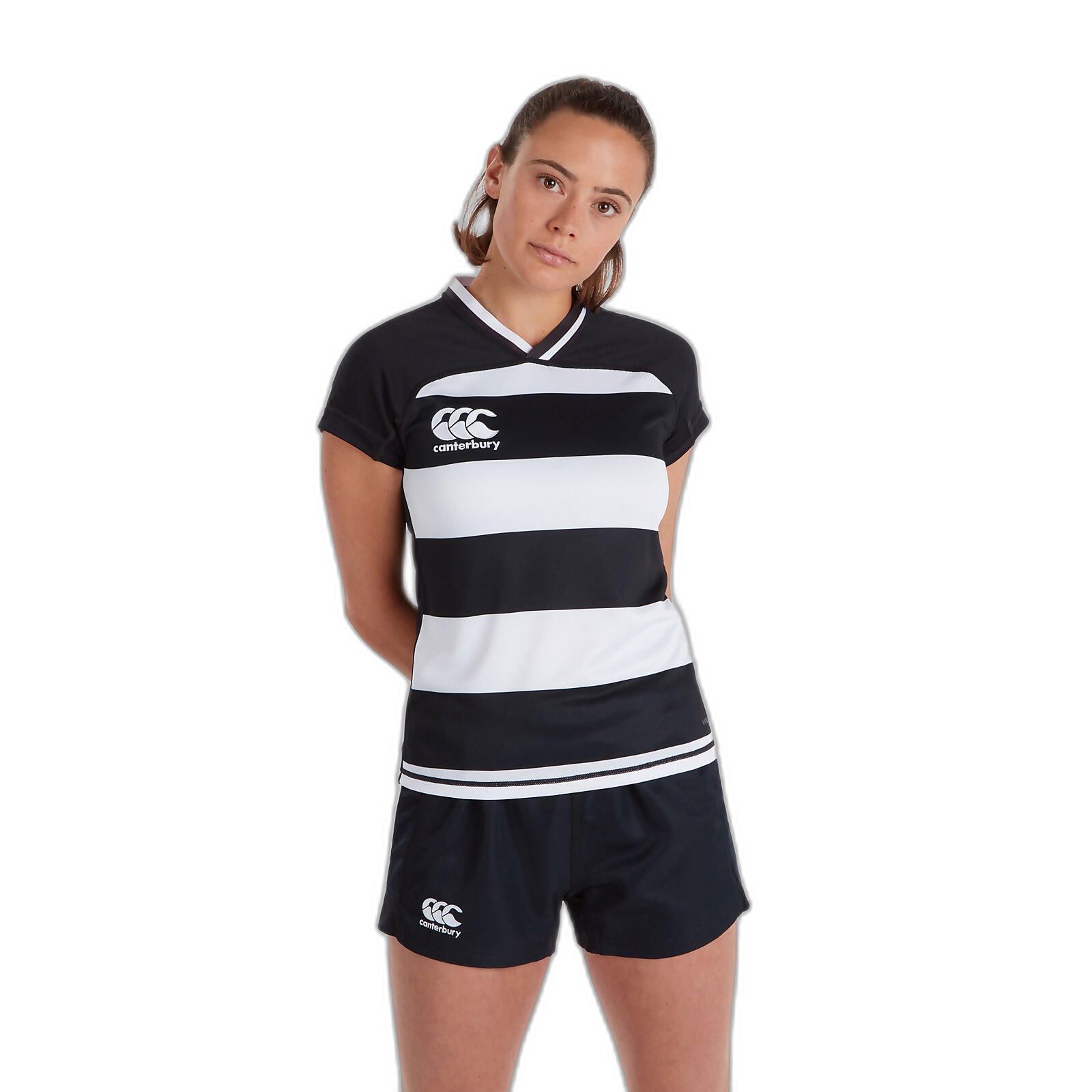 Canterbury Maglia a righe da donna Vapodri Evader