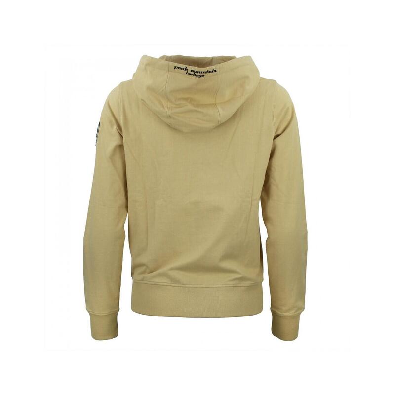 Katoenen sweater met rits voor dames Peak Mountain French Terry