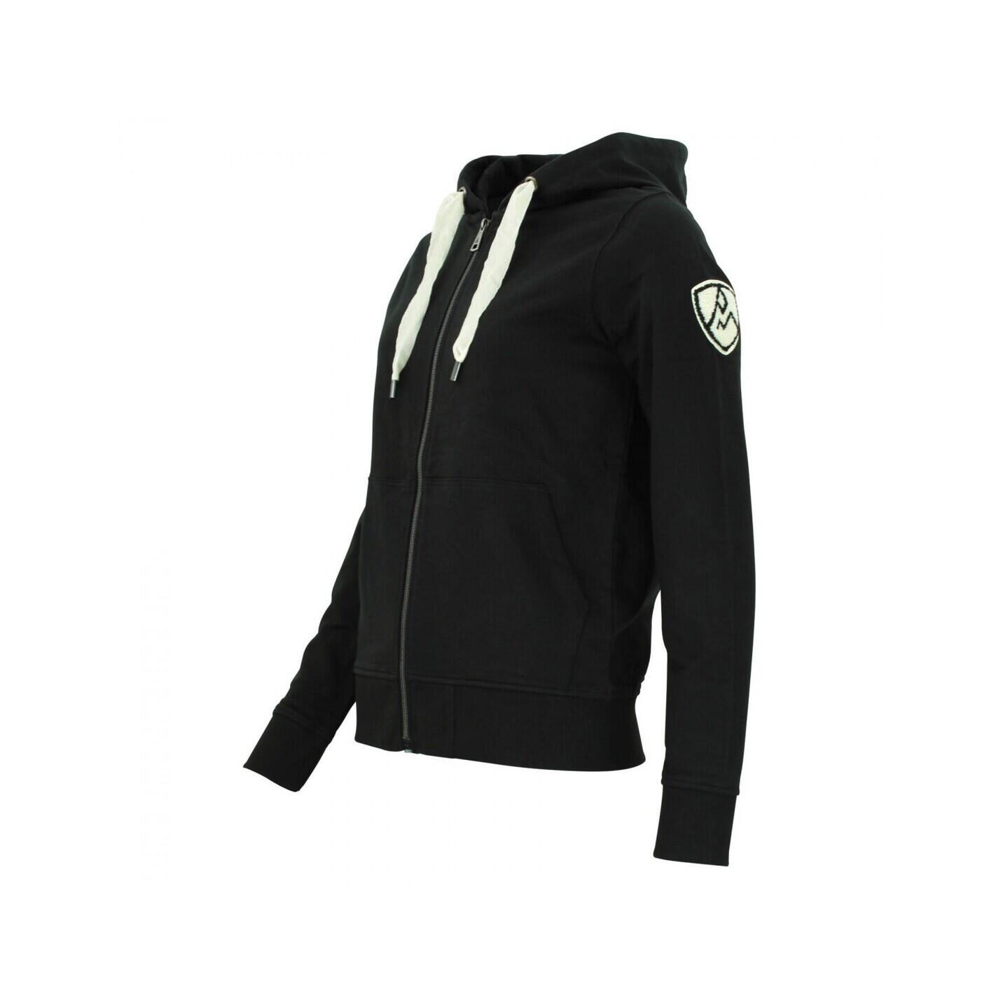 Sweatshirt Baumwolle Full Zip Damen Peak Mountain French Terry 2/4