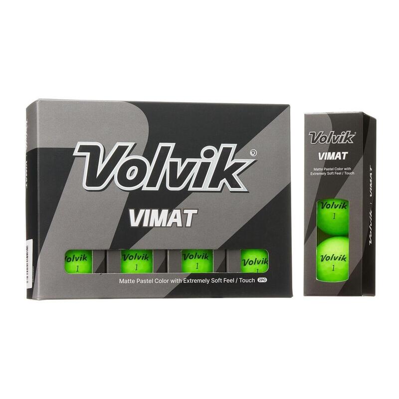 Tubes met 3 golfballen Volvik Vimat (x4)