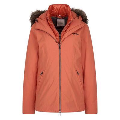 Second use - Wasserdichte Reitjacke mit Kapuze. Damen HV Polo Isa
