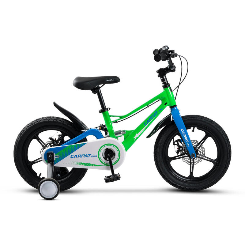 Bicicleta Copii 5-7 ani Carpat PRO C18144B 18&quot;, Verde/Albastru