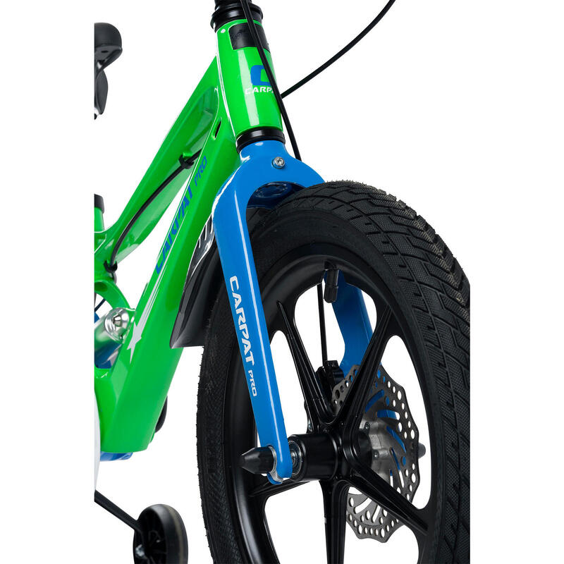 Bicicleta Copii 5-7 ani Carpat PRO C18144B 18&quot;, Verde/Albastru
