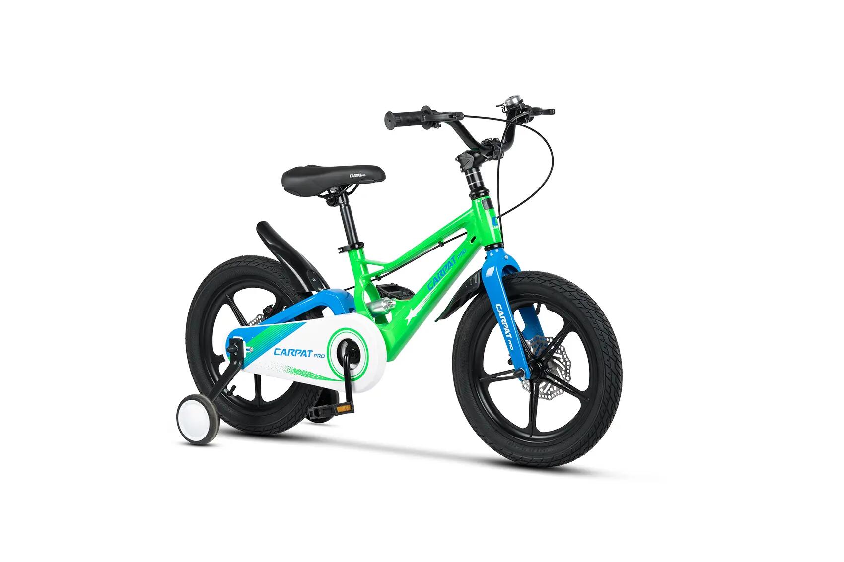 Bicicleta Copii 5-7 ani Carpat PRO C18144B 18" Verde/Albastru 2/7
