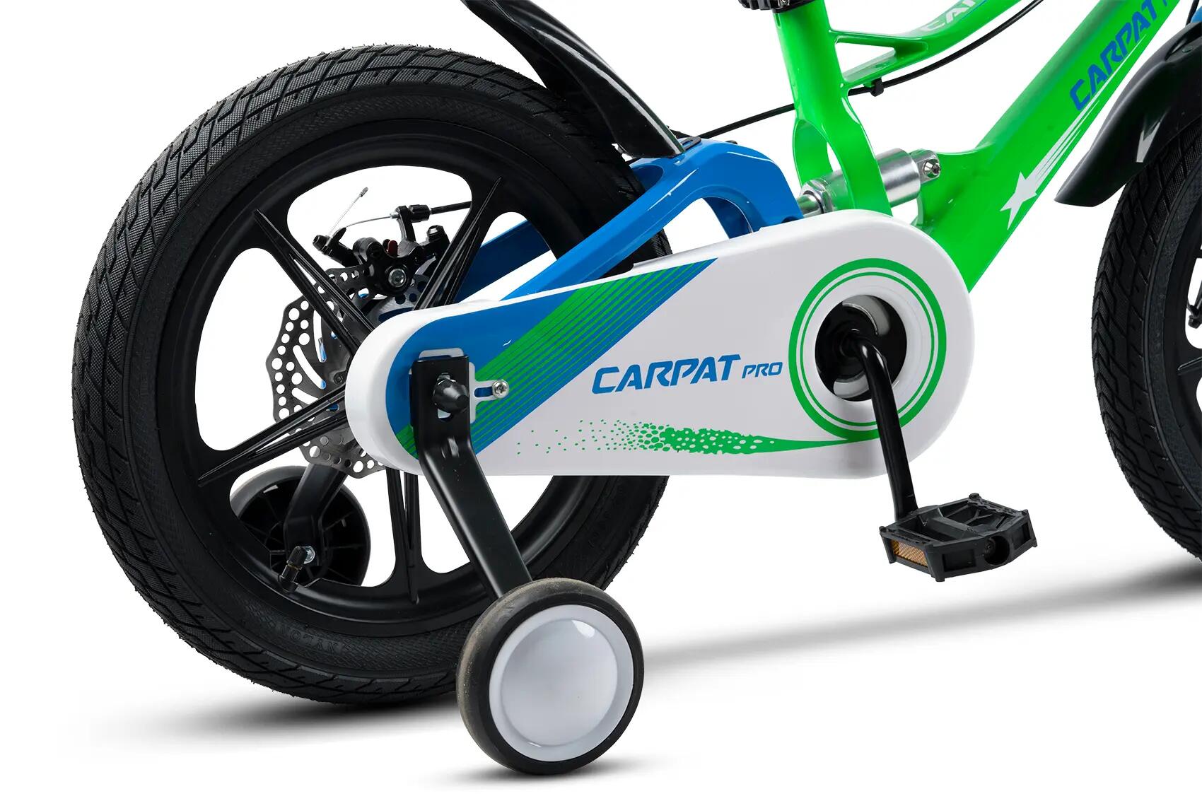 Bicicleta Copii 5-7 ani Carpat PRO C18144B 18" Verde/Albastru 5/7