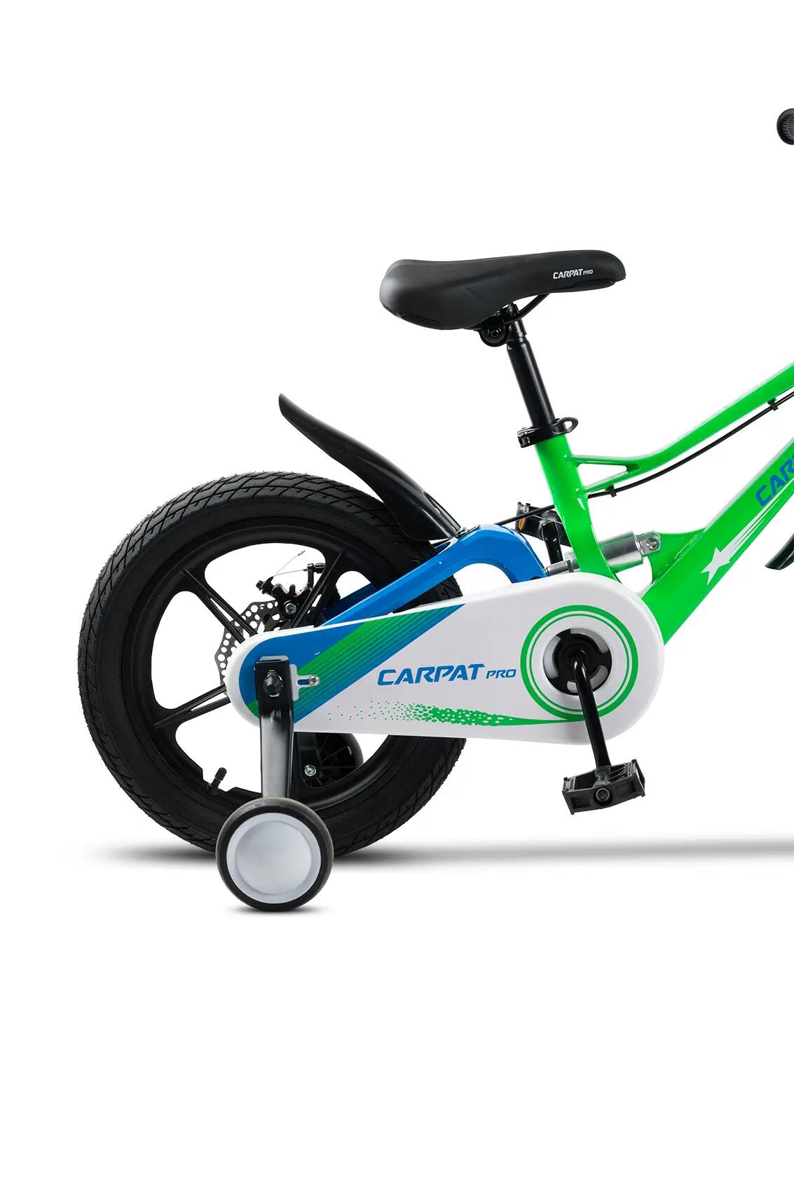 Bicicleta Copii 5-7 ani Carpat PRO C18144B 18" Verde/Albastru 4/7
