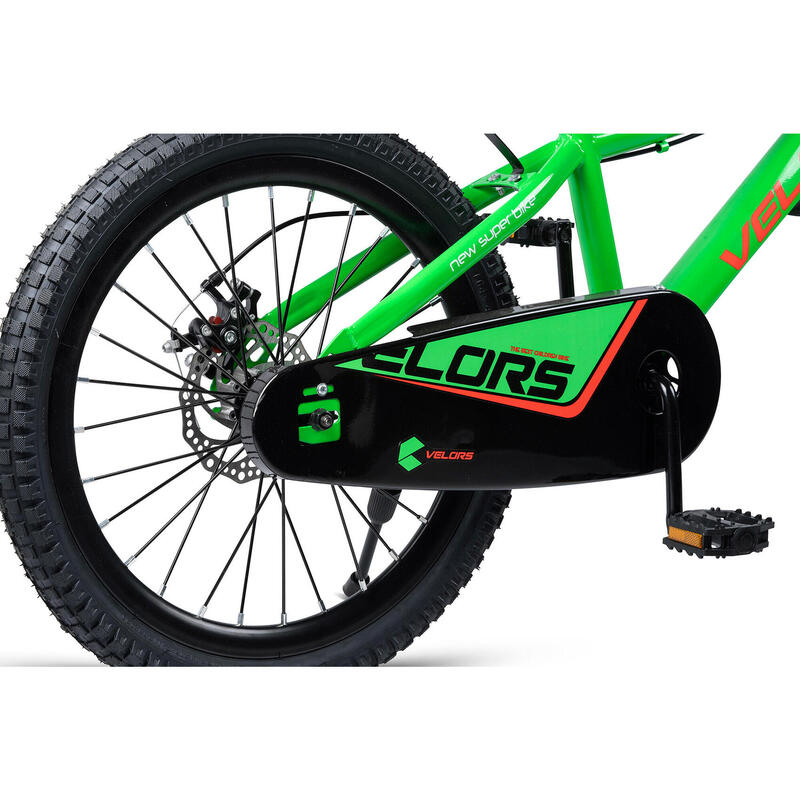 Bicicleta Copii 7-10 ani Velors V20345A 20&quot;, Verde/Portocaliu