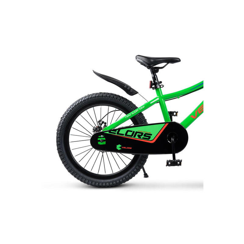 Bicicleta Copii 7-10 ani Velors V20345A 20&quot;, Verde/Portocaliu