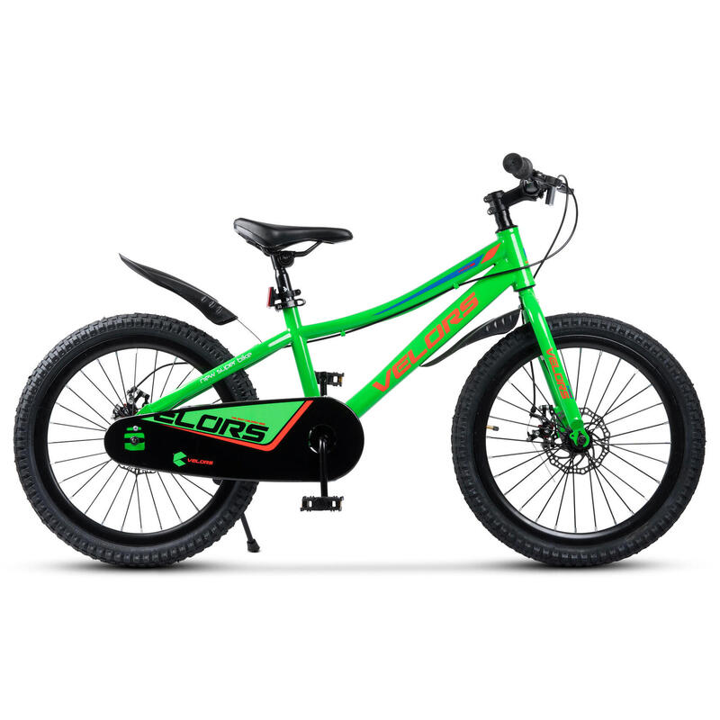 Bicicleta Copii 7-10 ani Velors V20345A 20&quot;, Verde/Portocaliu