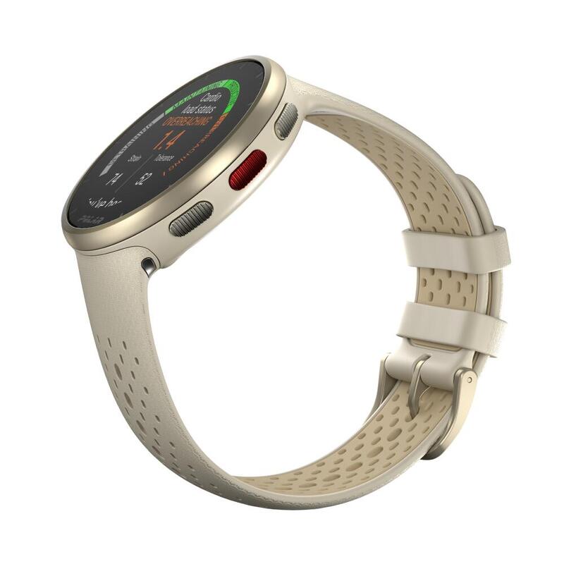 MONTRE CONNECTÉE CARDIO GPS & BAROMETRE INTEGRÉ POLAR PACER PRO POUSSIÈRE D'OR