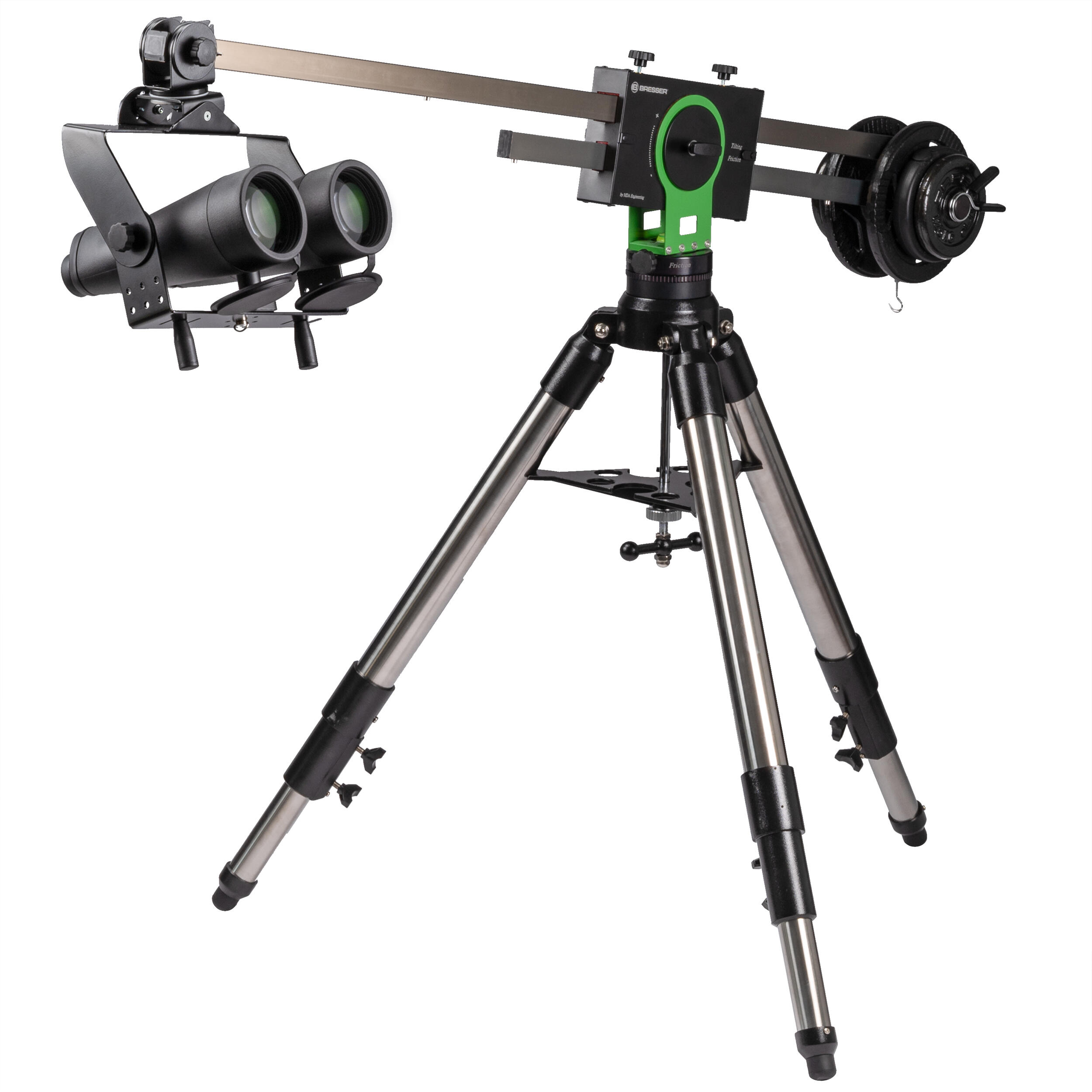 Soporte   Slider con trípode para prismáticos 5/7