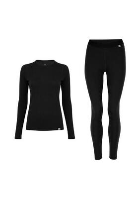 Baselayer-Set Merino Baselayer schwarz atmungsaktiv hautfreundlich glatt