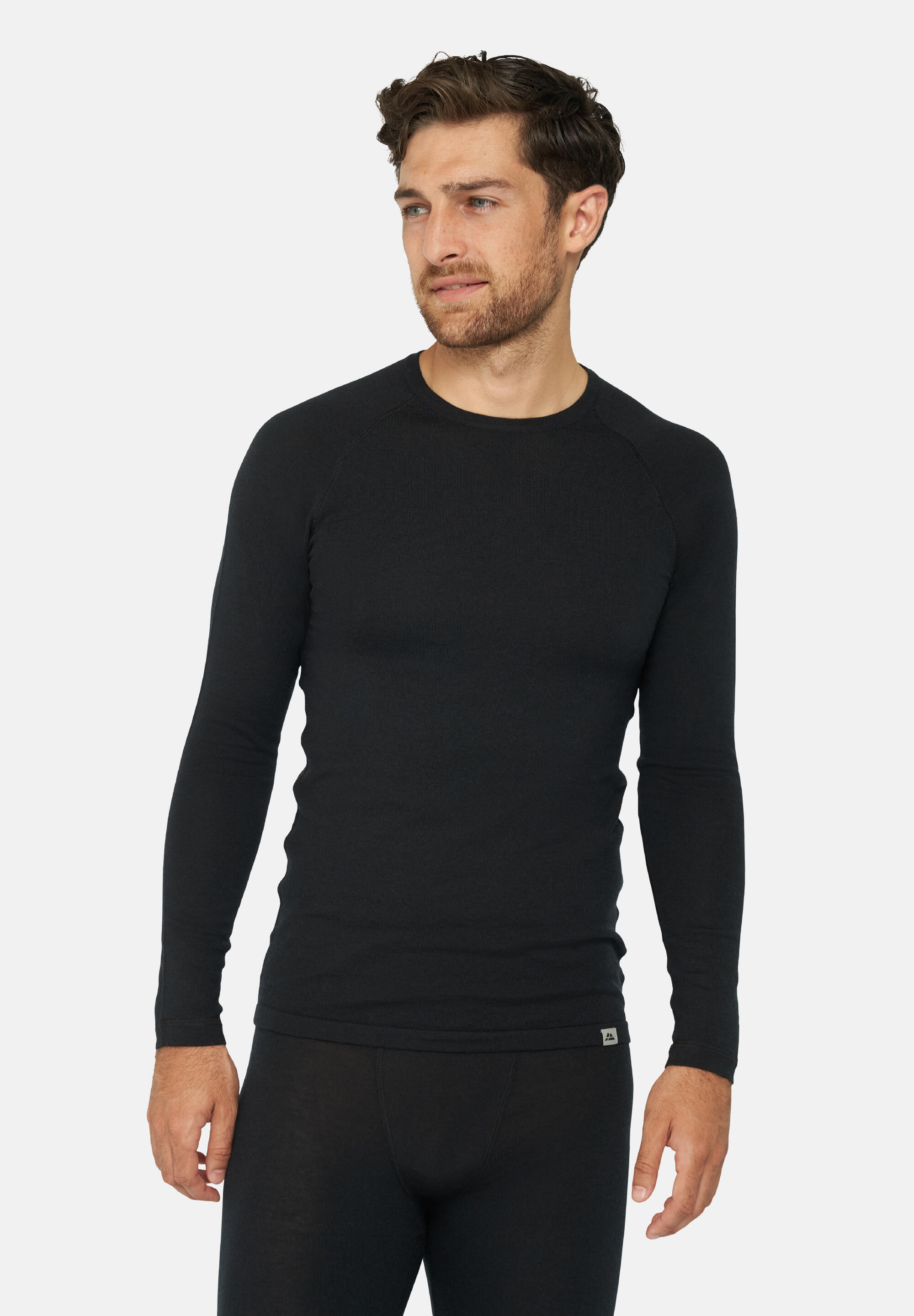 Baselayer Merino schwarz 3/5
