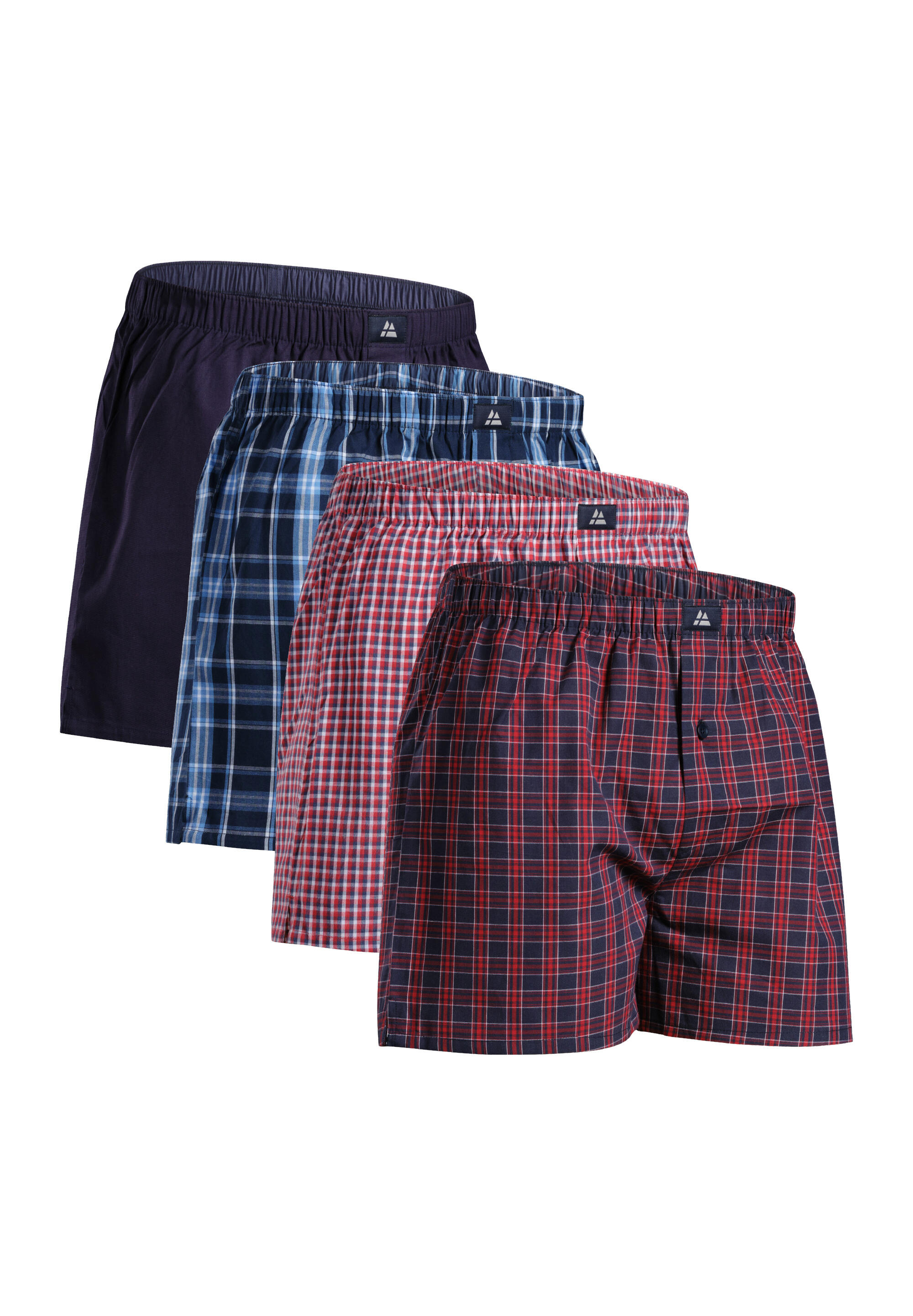 DANISH ENDURANCE Boxershorts Weite American Boxers rot atmungsaktiv hygienisch multifunktional