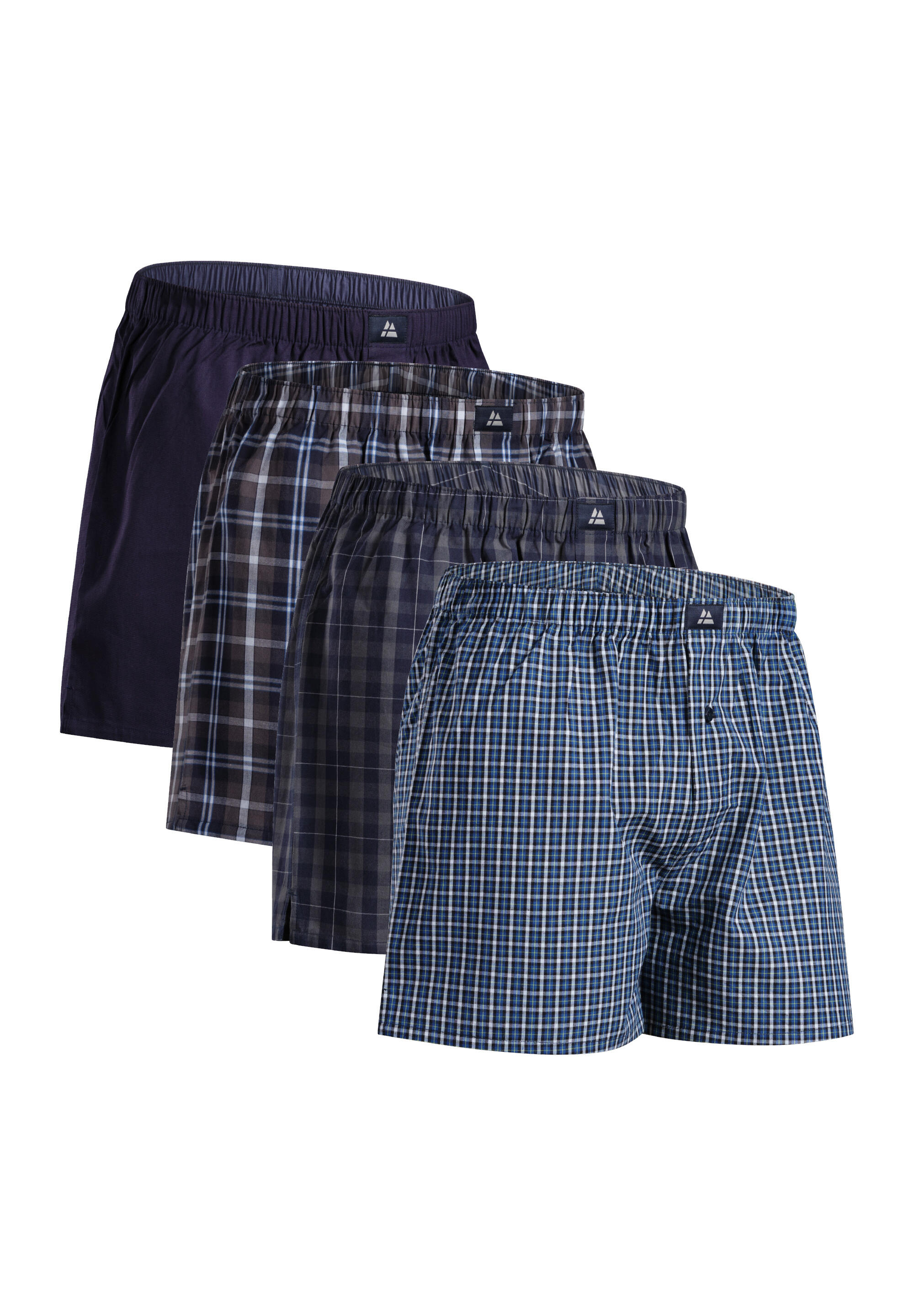 DANISH ENDURANCE Boxershorts American Boxers blaugrau atmungsaktiv hygienisch multifunktional