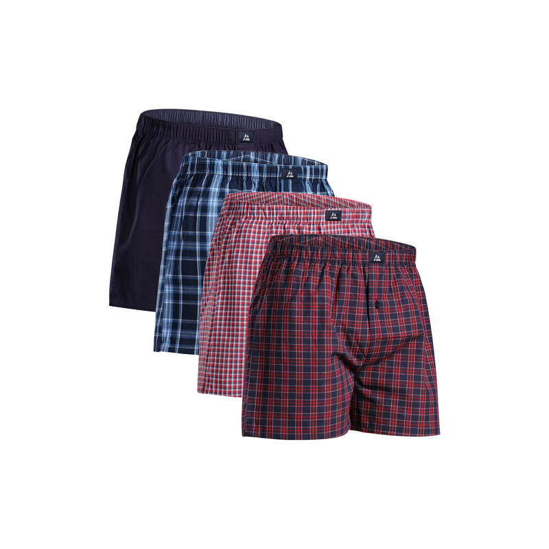 Boxershorts Organic Woven Boxers rot atmungsaktiv hygienisch multifunktional