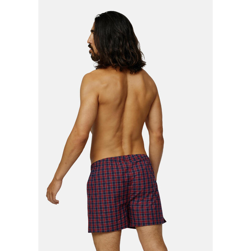 Boxershorts Organic Woven Boxers rot atmungsaktiv hygienisch multifunktional