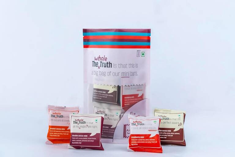 The Whole Truth Protein Bar Minis All in One Pack of 8